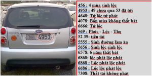 Cách tính biển số xe theo phong thủy để xem vận may của mình 3 bien so xe
