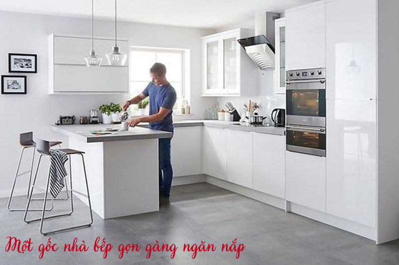 8 Cách Sắp Xếp Nhà Bếp Gọn Gàng Sạch Sẽ, Hợp Phong Thủy 1 cach sap xep nha bep gon gang sach se 3