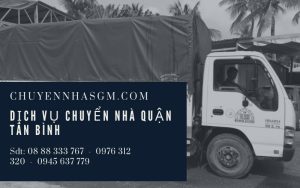 Chuyển nhà Quận Tân Bình giá chỉ từ 150k 6 Dịch vụ chuyển nhà quận tân bình