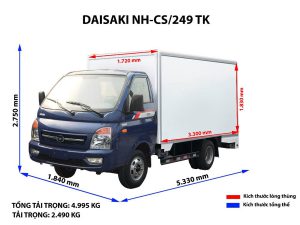 Tổng hợp các loại kích thước xe tải phổ biến hiện nay 4 kich thuoc xe tai