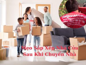 mẹo sắp xếp nhà cửa sau khi chuyển nhà