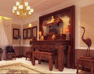 Đặt phòng thờ dưới phòng ngủ có phải là điều kiêng kị hay không? 4 phong tho duoi phong ngu