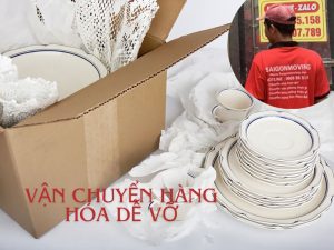 Khi vận chuyển hàng hóa dễ vỡ cần phải thận trọng